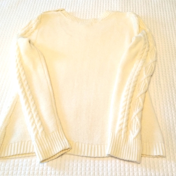H&M L.O.G.G. Women's Sweater, Cream Color, Size Large - Picture 6 of 6